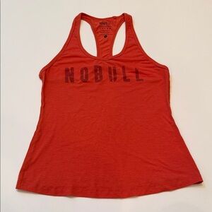 NOBULL Women's Vibrant Red Alert Racerbacl Tank Top